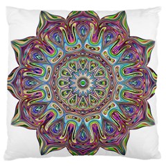 Mandala Decorative Ornamental Large Cushion Case (two Sides) by Simbadda