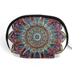 Mandala Decorative Ornamental Accessory Pouches (medium)  by Simbadda