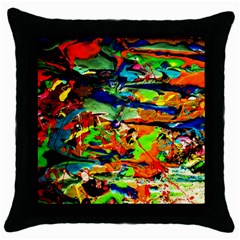 Width Throw Pillow Case (Black)