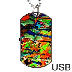 Width Dog Tag USB Flash (Two Sides)