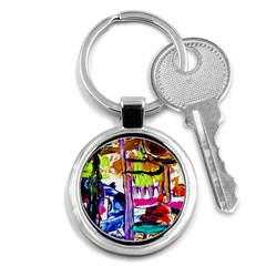 Walk With A Dog 1/1 Key Chains (round)  by bestdesignintheworld