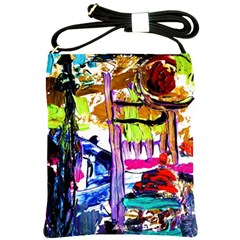 Walk With A Dog 1/1 Shoulder Sling Bags by bestdesignintheworld