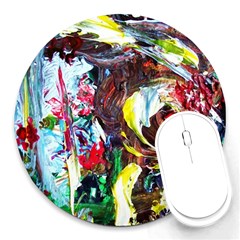 Eden Garden 3 Round Mousepads by bestdesignintheworld