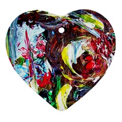 Eden Garden 3 Ornament (heart) by bestdesignintheworld