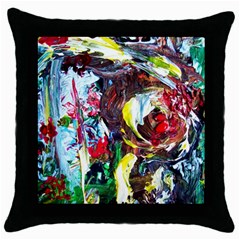 Eden Garden 3 Throw Pillow Case (black) by bestdesignintheworld