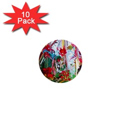 Eden Garden 2 1  Mini Buttons (10 Pack) 