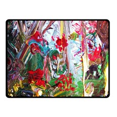 Eden Garden 2 Fleece Blanket (small) by bestdesignintheworld