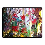 Eden Garden 2 Double Sided Fleece Blanket (Small)  45 x34  Blanket Back