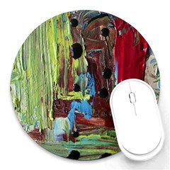 Point Of View #4 Round Mousepads by bestdesignintheworld