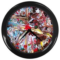 Eden Garden 1 Wall Clocks (black) by bestdesignintheworld