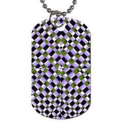 Hypnotic Geometric Pattern Dog Tag (two Sides) by dflcprints