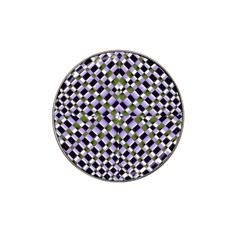 Hypnotic Geometric Pattern Hat Clip Ball Marker by dflcprints