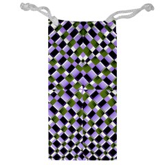 Hypnotic Geometric Pattern Jewelry Bag by dflcprints