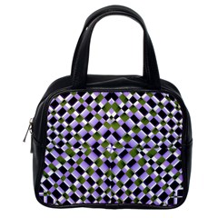 Hypnotic Geometric Pattern Classic Handbags (one Side) by dflcprints