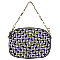 Hypnotic Geometric Pattern Chain Purses (two Sides)  by dflcprints