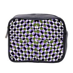 Hypnotic Geometric Pattern Mini Toiletries Bag 2-side by dflcprints