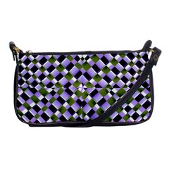 Hypnotic Geometric Pattern Shoulder Clutch Bags by dflcprints