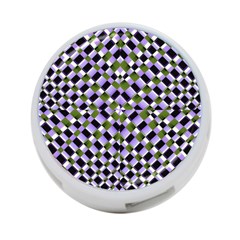 Hypnotic Geometric Pattern 4-port Usb Hub (one Side) by dflcprints