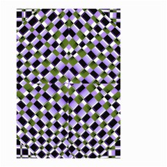 Hypnotic Geometric Pattern Small Garden Flag (two Sides) by dflcprints