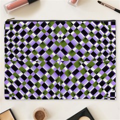 Hypnotic Geometric Pattern Cosmetic Bag (xxxl)  by dflcprints