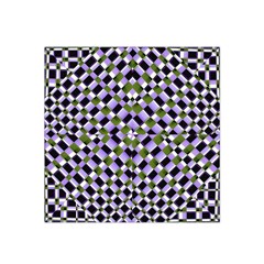 Hypnotic Geometric Pattern Satin Bandana Scarf by dflcprints