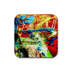 Untitled 1/1 Rubber Coaster (square)  by bestdesignintheworld