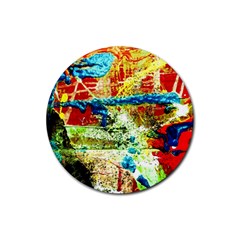 Untitled 1/1 Rubber Round Coaster (4 Pack)  by bestdesignintheworld