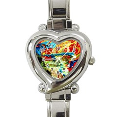 Untitled 1/1 Heart Italian Charm Watch by bestdesignintheworld