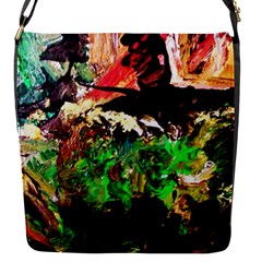 Old Tree And House With An Arch 7 Flap Messenger Bag (s) by bestdesignintheworld