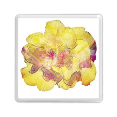 Yellow Rose Memory Card Reader (square)  by aumaraspiritart