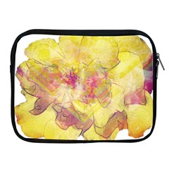 Yellow Rose Apple Ipad 2/3/4 Zipper Cases by aumaraspiritart