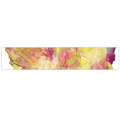 Yellow Rose Large Flano Scarf  by aumaraspiritart