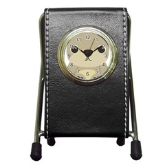 Animal Bear Cartoon Children Kids Pen Holder Desk Clocks