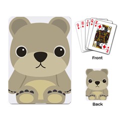 Animal Bear Cartoon Children Kids Playing Card by Simbadda