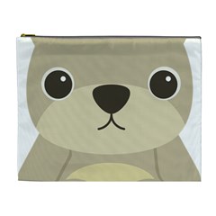 Animal Bear Cartoon Children Kids Cosmetic Bag (xl) by Simbadda