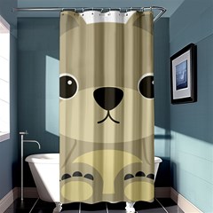 Animal Bear Cartoon Children Kids Shower Curtain 36  X 72  (stall)  by Simbadda