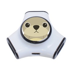 Animal Bear Cartoon Children Kids 3-port Usb Hub by Simbadda