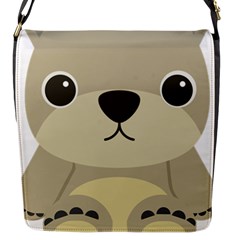 Animal Bear Cartoon Children Kids Flap Messenger Bag (s) by Simbadda