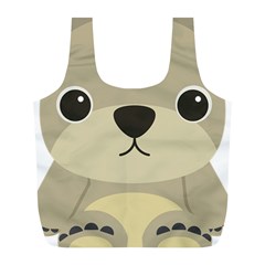 Animal Bear Cartoon Children Kids Full Print Recycle Bags (l)  by Simbadda