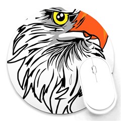 Animal Bird Cartoon Comic Eagle Round Mousepads