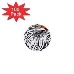 Animal Bird Cartoon Comic Eagle 1  Mini Buttons (100 pack) 