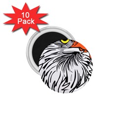 Animal Bird Cartoon Comic Eagle 1.75  Magnets (10 pack) 