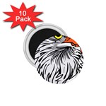 Animal Bird Cartoon Comic Eagle 1.75  Magnets (10 pack)  Front