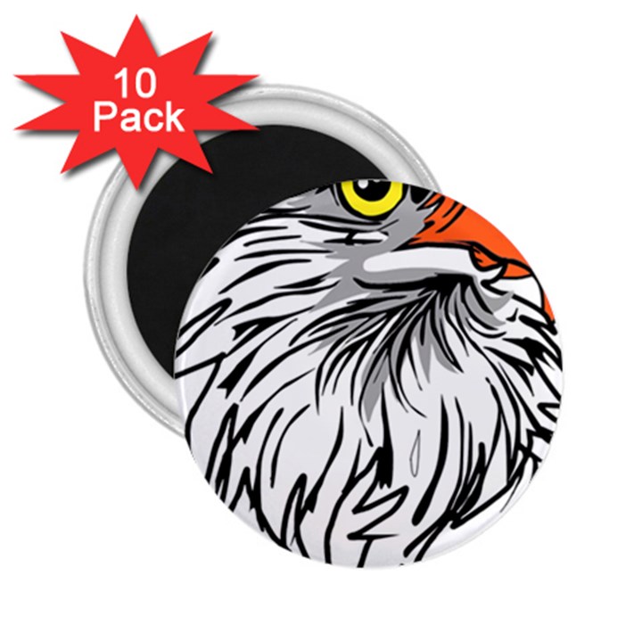 Animal Bird Cartoon Comic Eagle 2.25  Magnets (10 pack) 