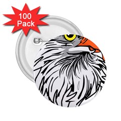 Animal Bird Cartoon Comic Eagle 2.25  Buttons (100 pack) 