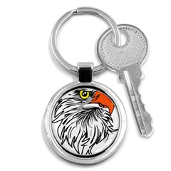 Animal Bird Cartoon Comic Eagle Key Chains (Round) 