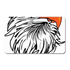 Animal Bird Cartoon Comic Eagle Magnet (rectangular) by Simbadda