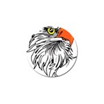 Animal Bird Cartoon Comic Eagle Golf Ball Marker Front