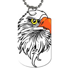 Animal Bird Cartoon Comic Eagle Dog Tag (Two Sides)