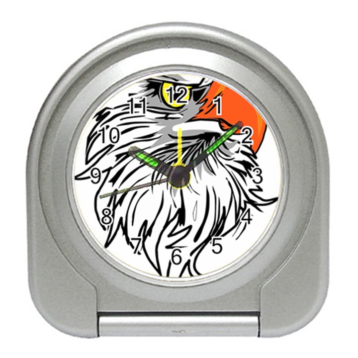 Animal Bird Cartoon Comic Eagle Travel Alarm Clocks